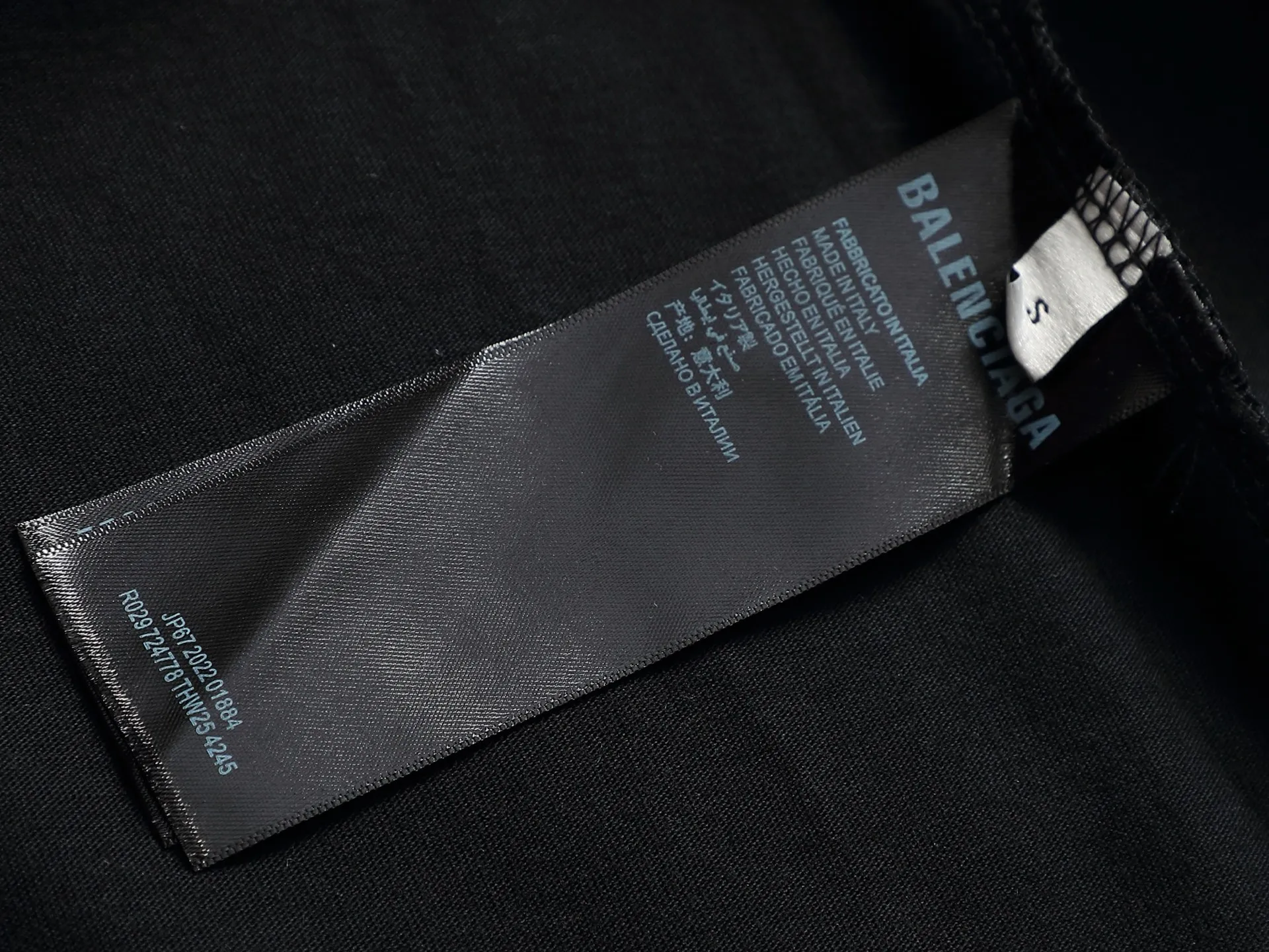 BALENCIAGA 2026 Logo ， Retro Same Style T 320 Versatile : Black Size：XS S M L